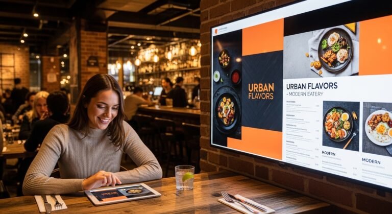Digital Menu Branding for Modern Restaurants